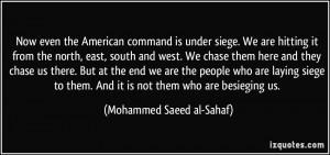 More Mohammed Saeed al-Sahaf Quotes