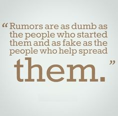 Funny Quotes about Rumors