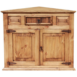 Rustic Corner Cabinet