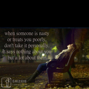 ... them be nice so just move on and keep negative people out of your life