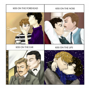 Cute Kiss Meme: Sherlock Style by honeko