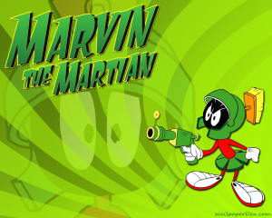 Without a doubt, Marvin is my favorite Martian.