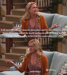 melissa and joey mel trying to talk lennox out of modeling joey ...