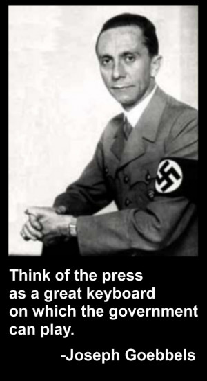 the nazi propaganda minister under hitler read bernays book propaganda ...