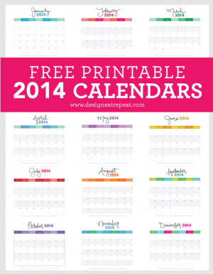 Free Printable Calendars For