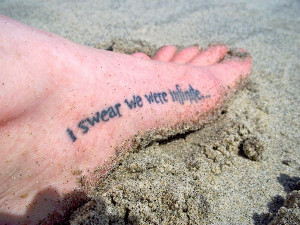 25 Refined Foot Tattoos Quotes