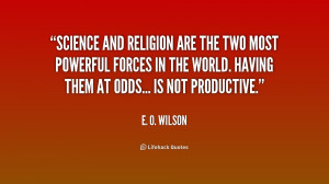 Science and Religion Quotes
