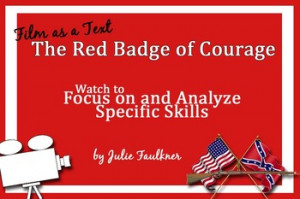 Red Badge of Courage Movie Guide/Organizer -Good 4 End of Year