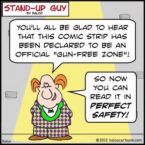 Cartoon from BALOO'S STAND-UP GUY WEBSITE.