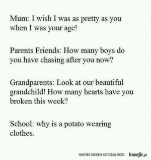 forever alone, funny, ironic, irony, lol, potato, quotes, so true ...