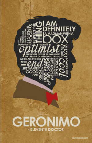 Dr Who - 11th Doctor Quote Poster - Doctor Who Fan Art (38786093 ...
