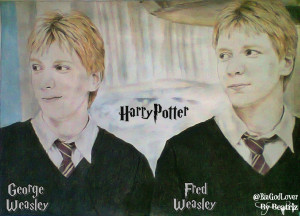 Movies James & Oliver-Fred & George Weasley-Harry Potter