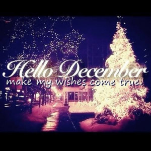 Hello DECEMBER.. make my wishes come true | via Facebook