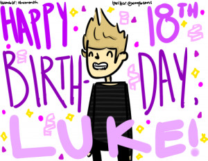 happy 18th birthday, Luke :-)