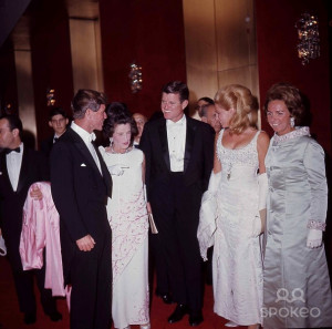 John F Kennedy with Robert F Kennedy Ethel Kennedy and Their Children ...