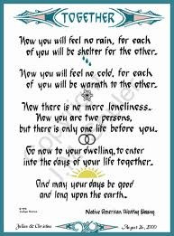 Native American Wisdom Apache Blessing For
