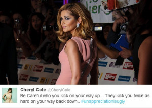 Cher Lloyd said on national radio that Cheryl Cole would struggle to ...