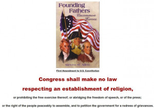 founding father anti religion quotes