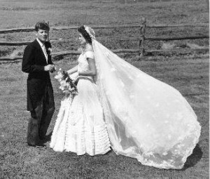 ... reproduction Jackie Kennedy veil is made of very soft embroidered lace