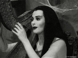lily munster gif