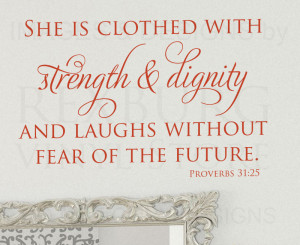 She-Is-Clothed-With-Strength-Proverbs-31-25-Bible-Wall-Decal-Vinyl-Art ...