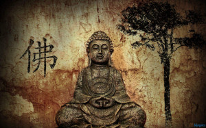 stone statue of Gautama buddha