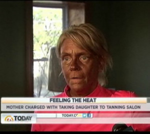 Tanning addicted mom arrested for tanning her 6 year old