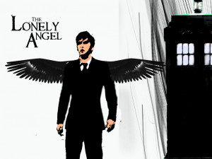 10th Doctor Sad Quotes Lonely angel - tenth doctor by