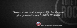 Nick Hornby quote
