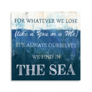Art Quotes of the Sea 2 Wall Art