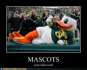 maybe they should try orange socks to match the mascot