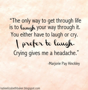 Marjorie Pay Hinckley. Love this quote.