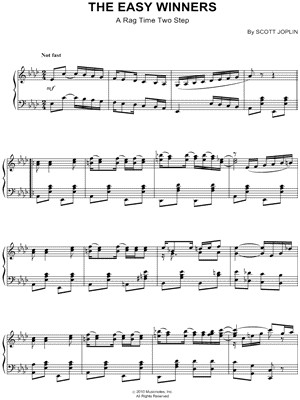 ... easy winners full flutes and piano sheet music scott joplin Pictures