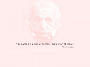 pink quotes Albert Einstein wallpaper background