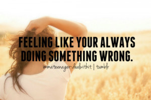 ... mistake imperfect wrong alone depressed teenagers teens teenage girl