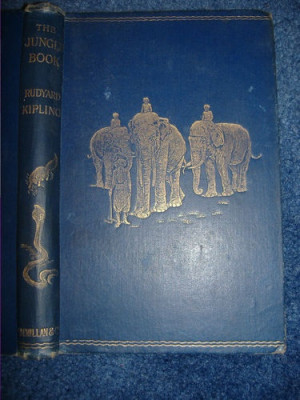 JUNGLE BOOK RUDYARD KIPLING 1894 MACMILLAN 1ST ED ILLUST KIPLING DRAKE ...