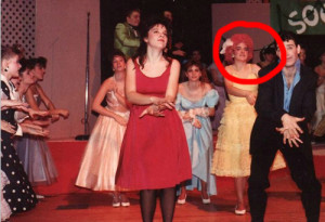 eva-duarte:Tina Fey in “Grease” as Frenchie in 1988 at Upper Darby ...