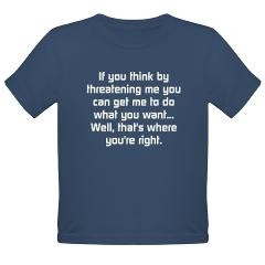 ... dark toddler t-shirt (quote from the movie 