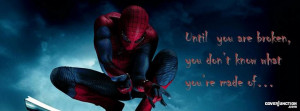 Spiderman Quotes Broken spiderman facebook