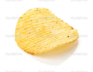 Potato Chips Cartoon Stock