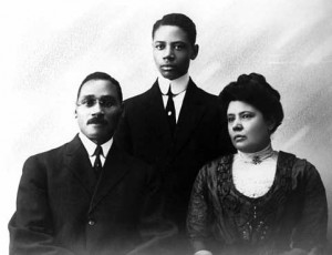 charles with his father and mother charles houston grew up in a middle ...