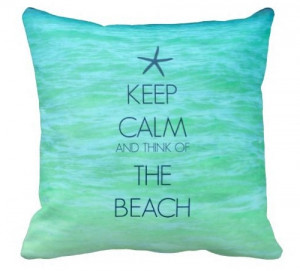 Photo Pillows & Quote Pillows that Capture the Beach Experience