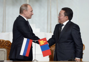 ... of signing an agreement on railway transit to China, Elbegdorj said