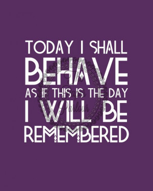 Dr. Suess Today I Shall Behave ... Quote by thepaperparlourcom, $20.00