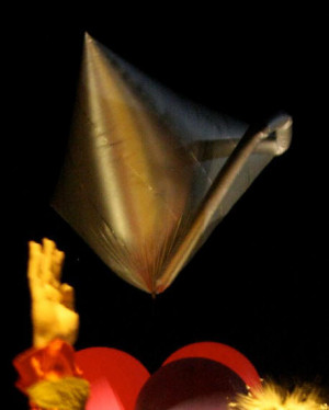 Model Sketches Balloon Covered Courtesy