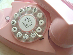 cute, phone, pink, pretty, vintage