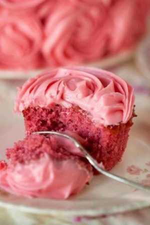 ... Cupcakes, Cupcakes Recipes, Pink Cupcakes, Pink Velvet Cupcakes