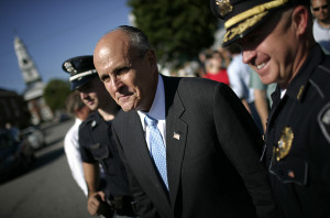 Rudy Giuliani Campaigns in New Hampshire