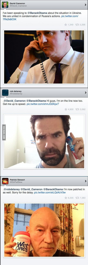 Rob Delaney and Patrick Stewart join the Cameron/Obama Ukraine ...