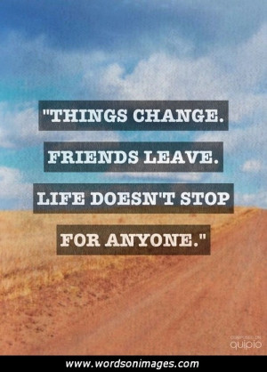Friendship change quotes